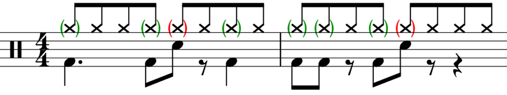 trommesettrytme-hihat-skarp-bass-ferdig-vanskelig